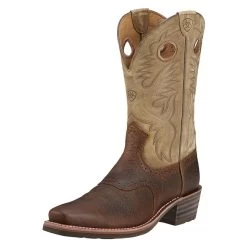 Men's Ariat 12" Heritage Roughstock Boots -Outdoor Shoes Shop 0 650 ariat 12 heritage roughstock earth brown bomber