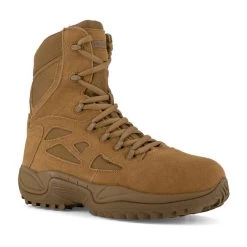 Women's Reebok 8" Rapid Response RB Stealth Tactical Composite Toe Side-Zip Boots