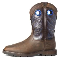 Men's Ariat Groundwork Wide Square Toe Waterproof Steel Toe Boots -Outdoor Shoes Shop 3 650 ariat groundwork wide square toe waterproof steel toe boots brown after dark