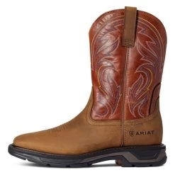 Men's Ariat Workhog XT Cottonwood Boots -Outdoor Shoes Shop 3 650 ariat workhog xt cottonwood boots dark earth brick