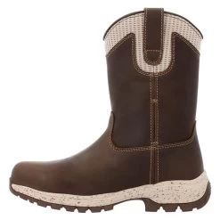 Women's Georgia Eagle Trail Alloy Toe Waterproof Pull-On Work Boots -Outdoor Shoes Shop 4 650 georgia eagle trail alloy toe waterproof pull on work boots brown